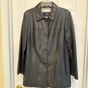 Wisons Leathers Black Coat